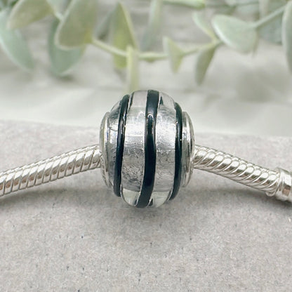 Murano espiral Negro