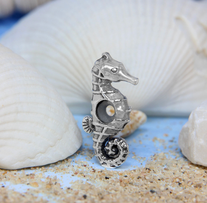 Seahorse Silver Stopper