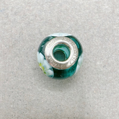 Murano Green Flower