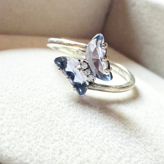 Anillo Mariposas Lila